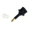 Fiber Optic Toslink to 3.5mm Male Mini Optical Audio Adapter