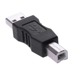 USB-A Male to USB-B Male Printer Adapter