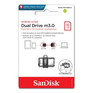 16GB SanDisk Ultra USB Dual Drive m3.0