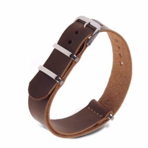 22mm Leather Wrist Watch Band and Strap