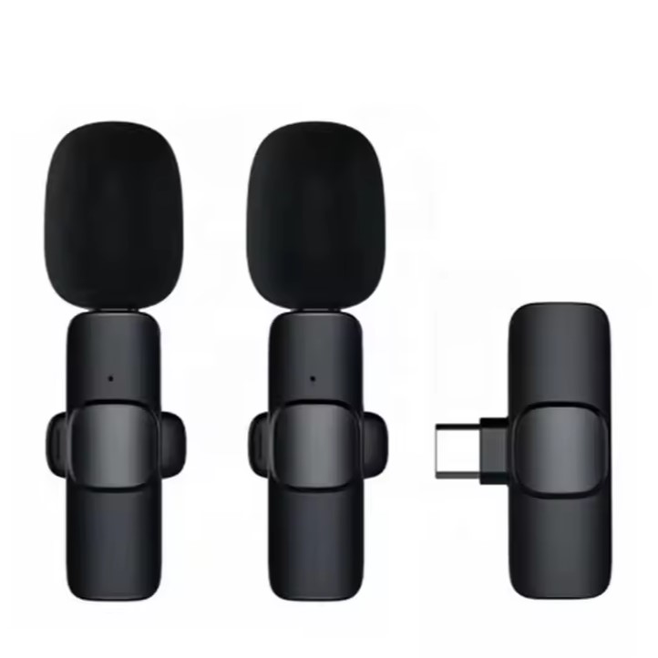 wireless_microphone_0 K9 Wireless Lavalier Dual Microphone for Smartphone (USB-C)