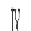 Oraimo 2-in-1 USB 2.0 Male to Micro USB and Lightning Male Cable