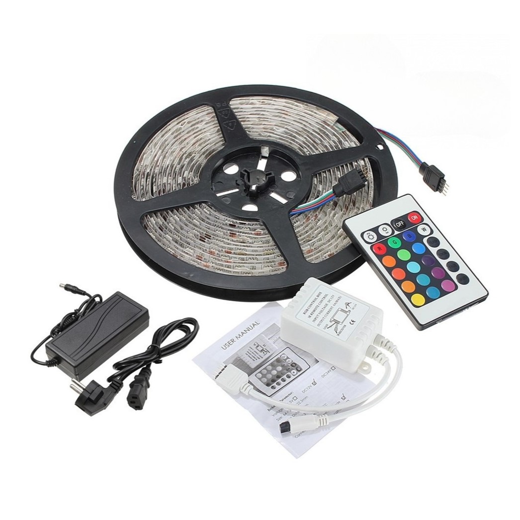 led_strip rgb_lights_01 LED Strip RGB Lights with Control Remote