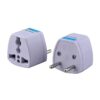 IEC Type C (4mm) Universal AC Power Plug Travel Adapter