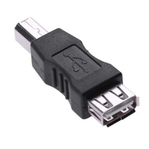 USB-A Female to USB-B Male Printer Adapter