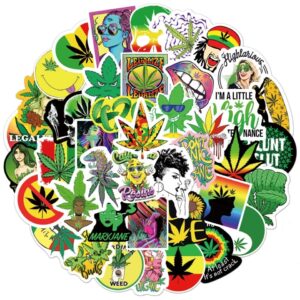 Weed Theme Vinyl Decal Laptop Stickers