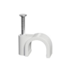 6mm Round Cable Nail Clips Wall Moun