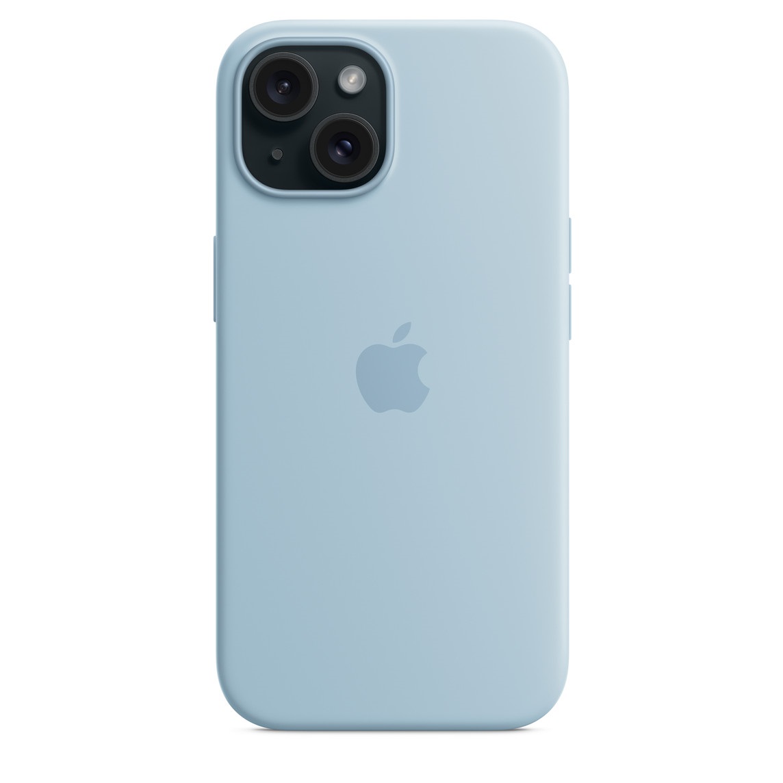 light blue_13_iphone_mini Thick Silicone Matte Back Case Cover for iPhone 13