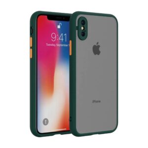 TPU Bumper with Back PC Case Cover for iPhone X; XS
