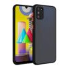 Samsung Galaxy A02 Case Cover with Smoke Back & TPU Bumper