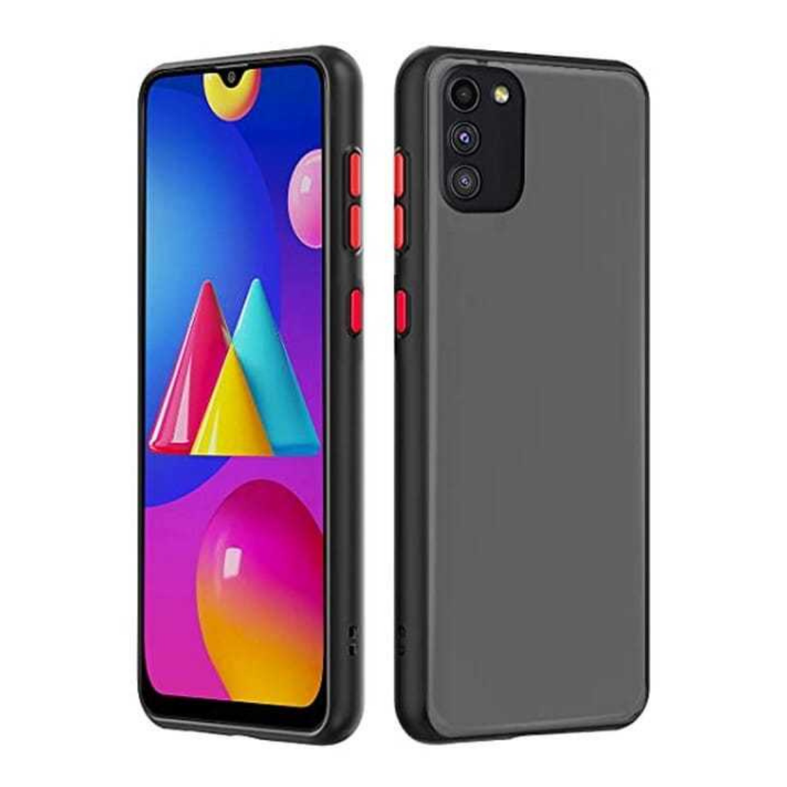 galaxy_a02s_1 Samsung Galaxy A02s Case Cover with Smoke Back & TPU Bumper