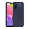 Samsung Galaxy A03S Case Cover with Smoke Back & TPU Bumper