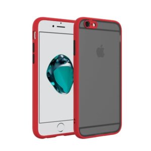 iPhone 6; 6S Case Cover with Smoke Back & TPU Bumper