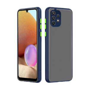Samsung Galaxy A32 5G Case Cover with Smoke Back & TPU Bumper