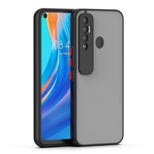 Tecno Pova 3 Case Cover with Smoke Back & TPU Bumper