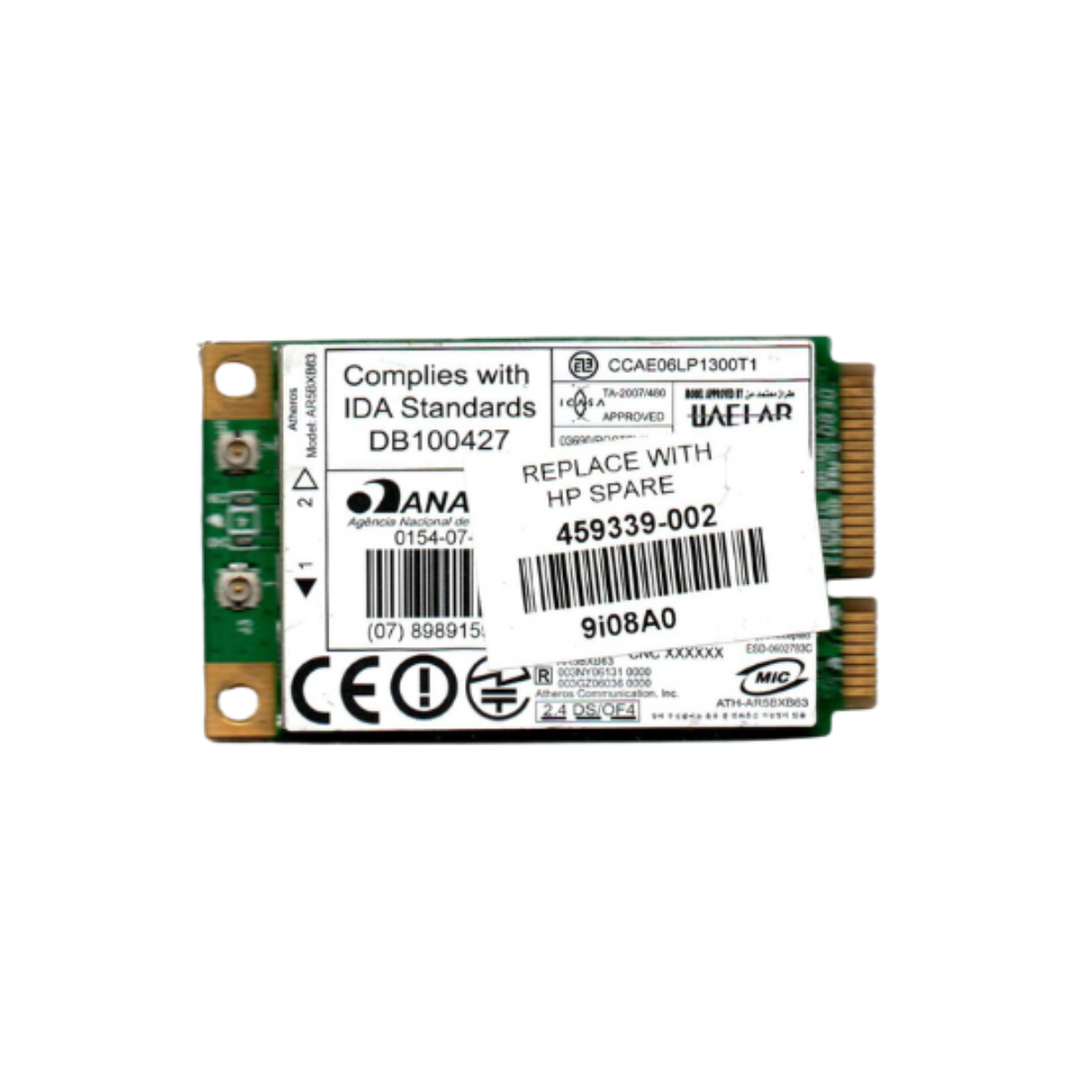 AR5BXB63_01 Atheros 802.11b/g AR5BXB63 Network Interface Card