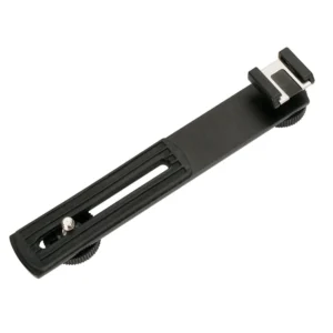 Straight Aluminum Cold Shoe Bracket 1/4-20 Screw Hot Shoe Mount