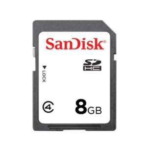 8GB SanDisk SD Memory Card